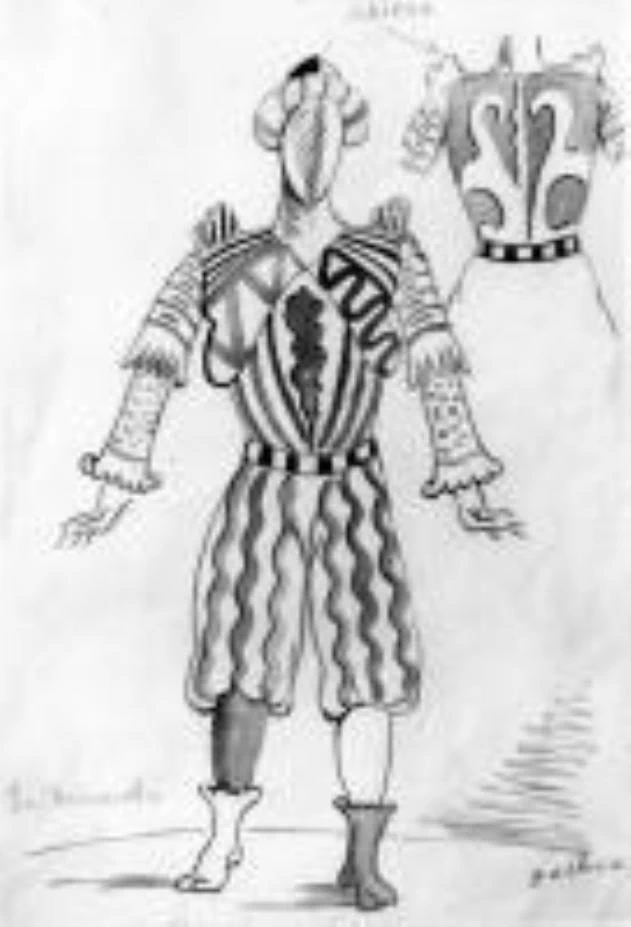 Giorgio De Chirico - figurino, Firenze